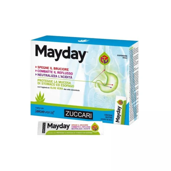 MAYDAY SOSPENSIONE PER USO ORALE ALLA MENTA 12 BUSTINE 10 ML