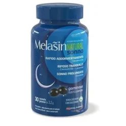 MELASIN NATURAL SONNO 1MG 30 CARAMELLE GOMMOSE GUSTO LAMPONE