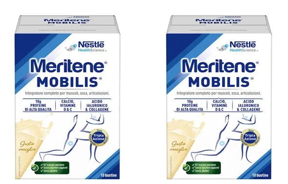 MERITENE MOBILIS GUSTO VANIGLIA 10 BUSTINE DA 21 G Pack da 2