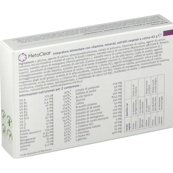METACLEAR 30 COMPRESSE DA 1,4 G