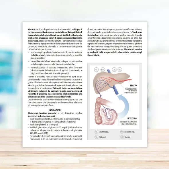 Metarecod dispositivo medico in granulato, 40 bustine