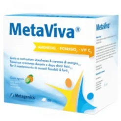 METAVIVA MAGNESIO POTASSIO VITAMINA C 20 BUSTINE AGRUMI CON EDULCORANTI