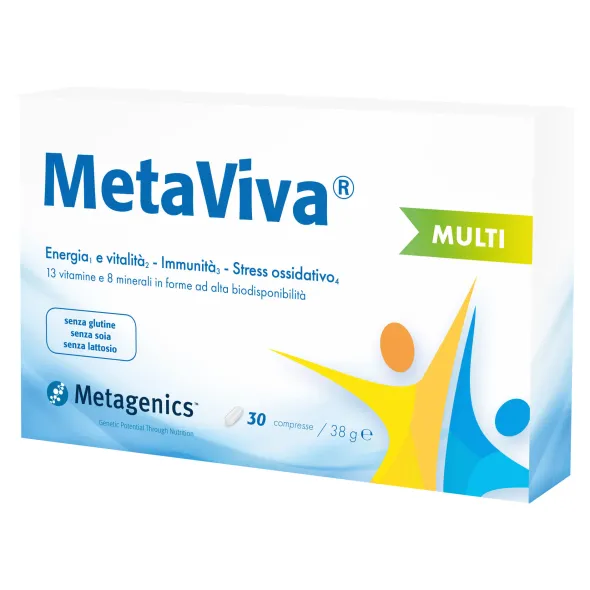 METAVIVA MULTI 30 COMPRESSE SENZA GLUTINE SENZA LATTOSIO