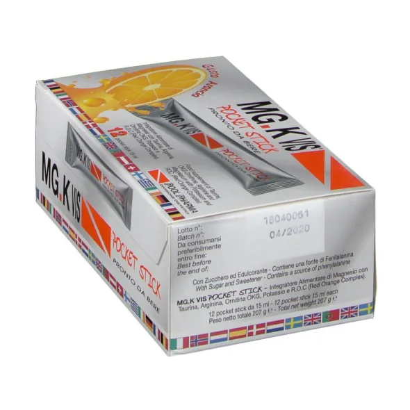 MGK VIS POCKET STICK ARANCIA 12 BUSTINE STICK PACK