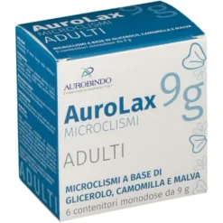 MICROCLISMI PER ADULTI AUROLAX 6 CONTENITORI 9 G