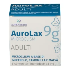 MICROCLISMI PER ADULTI AUROLAX 6 CONTENITORI 9 G