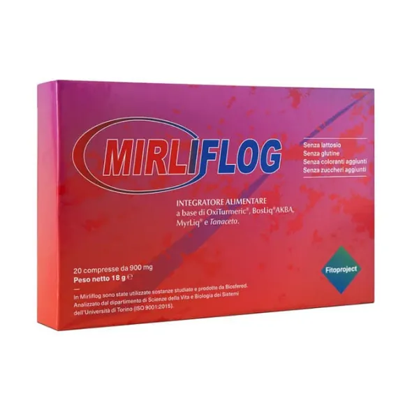 MIRLIFLOG 20 COMPRESSE NUOVA FORMULAZIONE