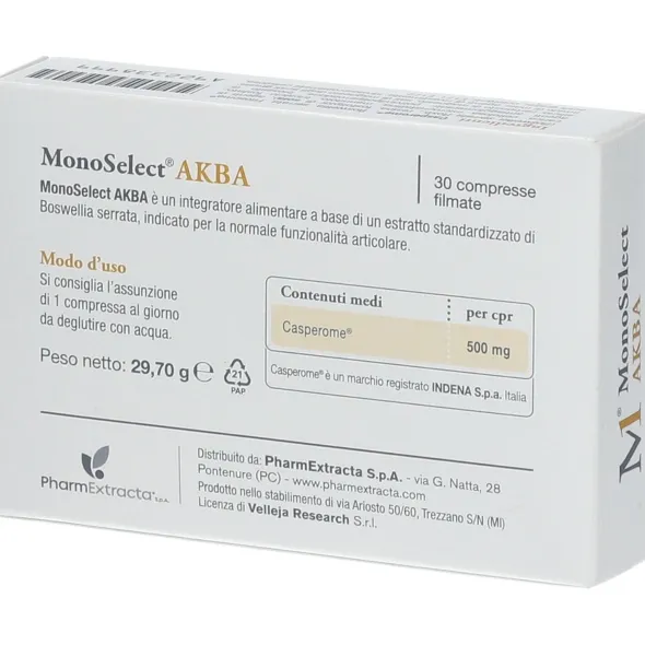 MONOSELECT AKBA 30 COMPRESSE FILMATE