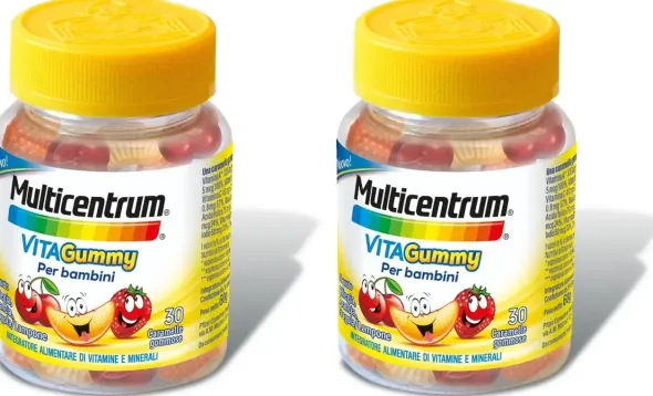 MULTICENTRUM VITAGUMMY 30 CARAMELLE GOMMOSE Pack da 2