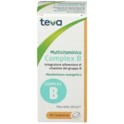 MULTIVITAMINICO COMPLEX B TEVA 40 COMPRESSE 16,4 G