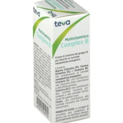 MULTIVITAMINICO COMPLEX B TEVA 40 COMPRESSE 16,4 G