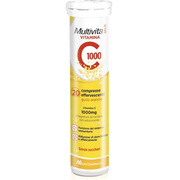 MULTIVITAMIX VIT C 1000 20 COMPRESSE EFFERVESCENTI