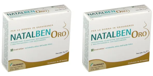 NATALBEN ORO 28 BUSTINE Pack da 2