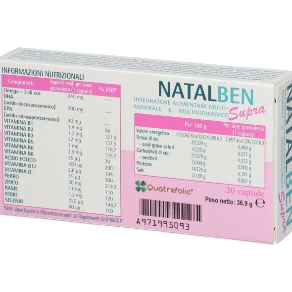 NATALBEN SUPRA 30 CAPSULE MOLLI