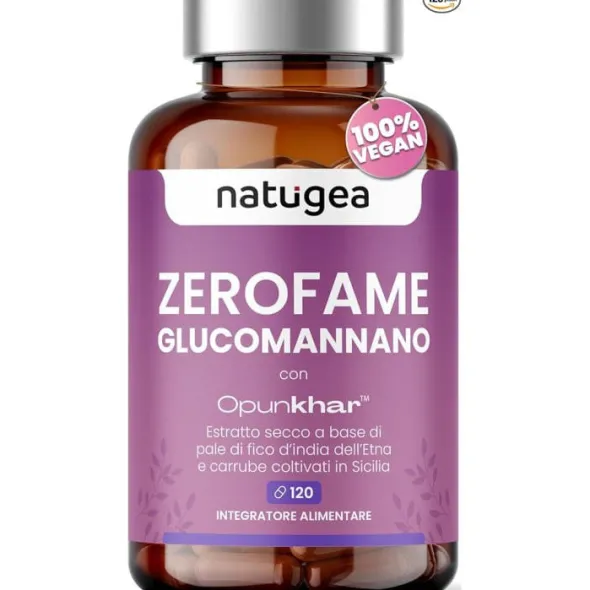 NATUGEA GLUCOMANNANO ZEROFAME 120 COMPRESSE