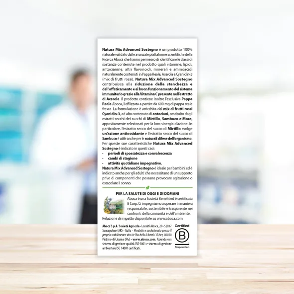 NATURA MIX ADVANCED SOSTEGNO OROSOLUBILE 20 BUSTINE