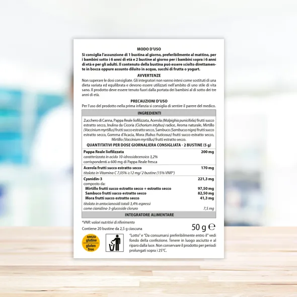 NATURA MIX ADVANCED SOSTEGNO OROSOLUBILE 20 BUSTINE
