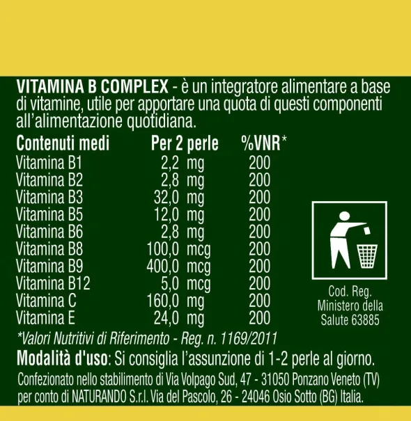NATUROLI VITAMINA B COMPLEX 70 SOFTGEL