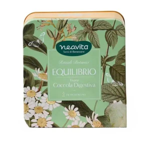 NEAVITA TISANA COCCOLA DIGESTIVA FILTROSCRIGNO RITUALI BOTANICI EQUILIBRIO 12 BUSTINE