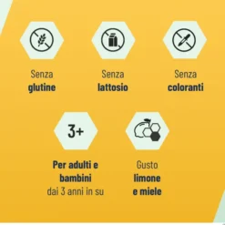 NEOBOROCILLINA PROPOLMIELE+ MIELE/LIMONE 16 PASTIGLIE DA 3,4 G