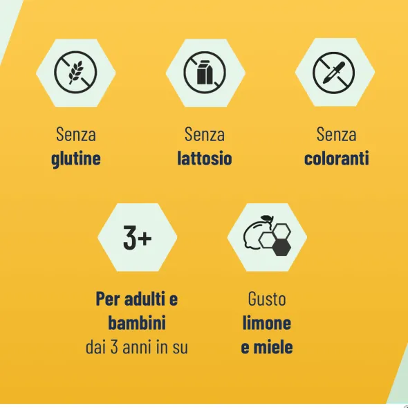 NEOBOROCILLINA PROPOLMIELE+ MIELE/LIMONE 16 PASTIGLIE DA 3,4 G
