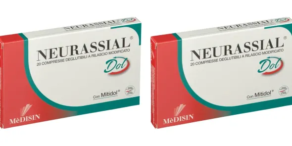 NEURASSIAL DOL 20 COMPRESSE DEGLUTIBILI A RILASCIO MODIFICATO Pack da 2