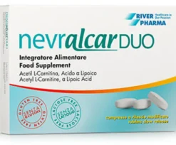 NEVRALCAR DUO 60 COMPRESSE DEGLUTIBILI A RILASCIO MODIFICATO SENZA GLUTINE SENZA LATTOSIO