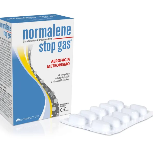 NORMALENE STOP GAS 40 COMPRESSE