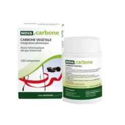 NOVA CARBONE VEGETALE 120 COMPRESSE