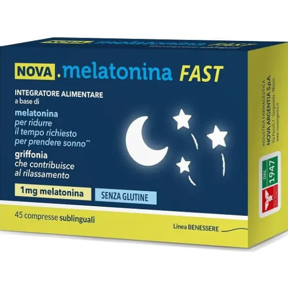 NOVA MELATONINA FAST 45 COMPRESSE 1MG DI MELATONINA