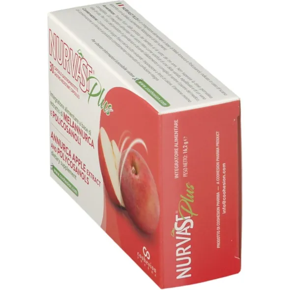NURVAST PLUS 30 CAPSULE GASTROPROTETTE 590 MG SENZA GLUTINE NATURALMENTE PRIVO DI LATTOSIO