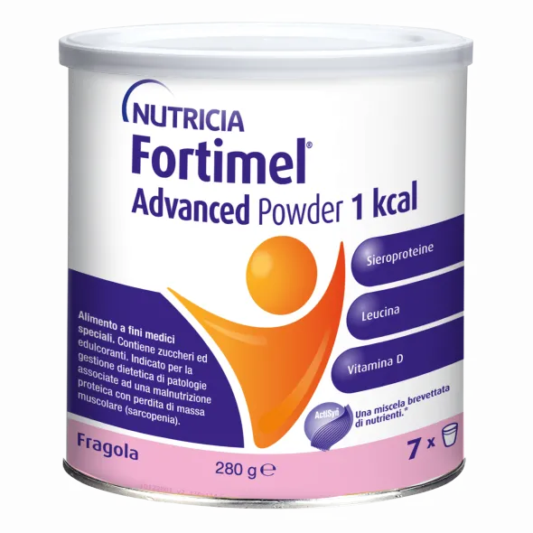 NUTRICIA FORTIMEL ADVANCED POWDER 1 KCAL FRAGOLA 280 G