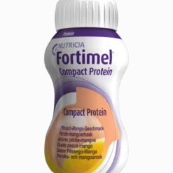NUTRICIA FORTIMEL COMPACT PROTEIN GUSTO PESCA E MANGO 4 BOTTIGLIE DA 125 ML