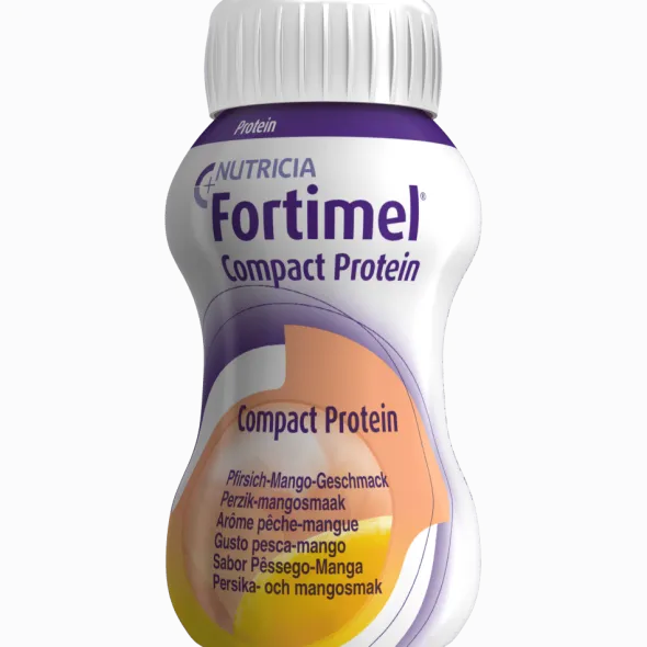 NUTRICIA FORTIMEL COMPACT PROTEIN GUSTO PESCA E MANGO 4 BOTTIGLIE DA 125 ML