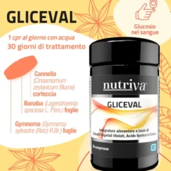 NUTRIVA GLICEVAL 30 COMPRESSE
