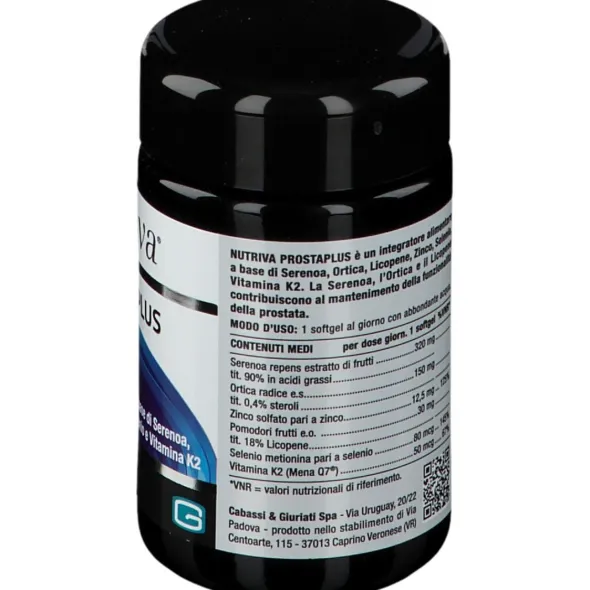 NUTRIVA PROSTAPLUS 30 SOFTGEL
