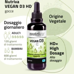 NUTRIVA VEGAN D3 HD GOCCE 30 ML