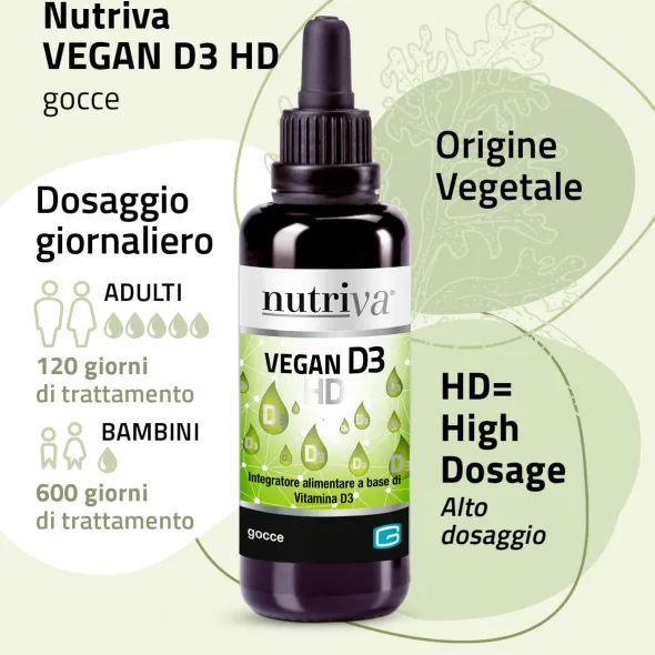 NUTRIVA VEGAN D3 HD GOCCE 30 ML