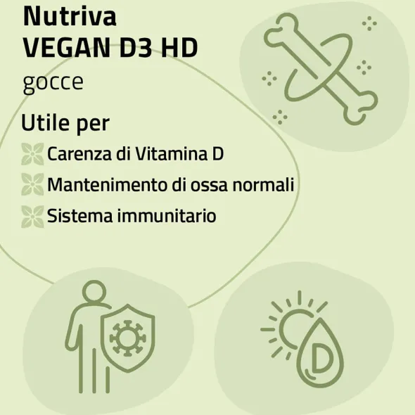 NUTRIVA VEGAN D3 HD GOCCE 30 ML