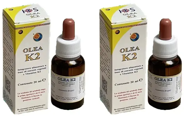 OLEA K2 GOCCE 20 ML Pack da 2