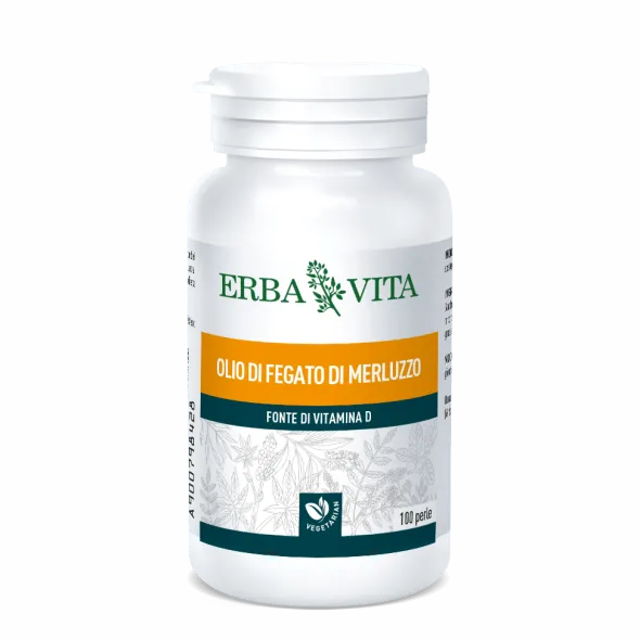 OLIO FEGATO MERLUZZO 100 PERLE 453 MG