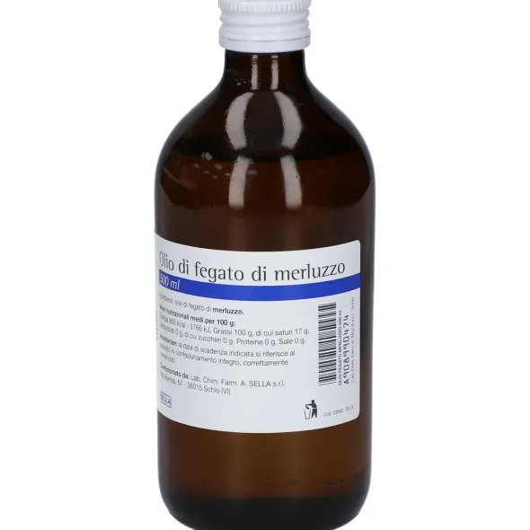 OLIO FEGATO MERLUZZO SOLUZIONE 500 ML
