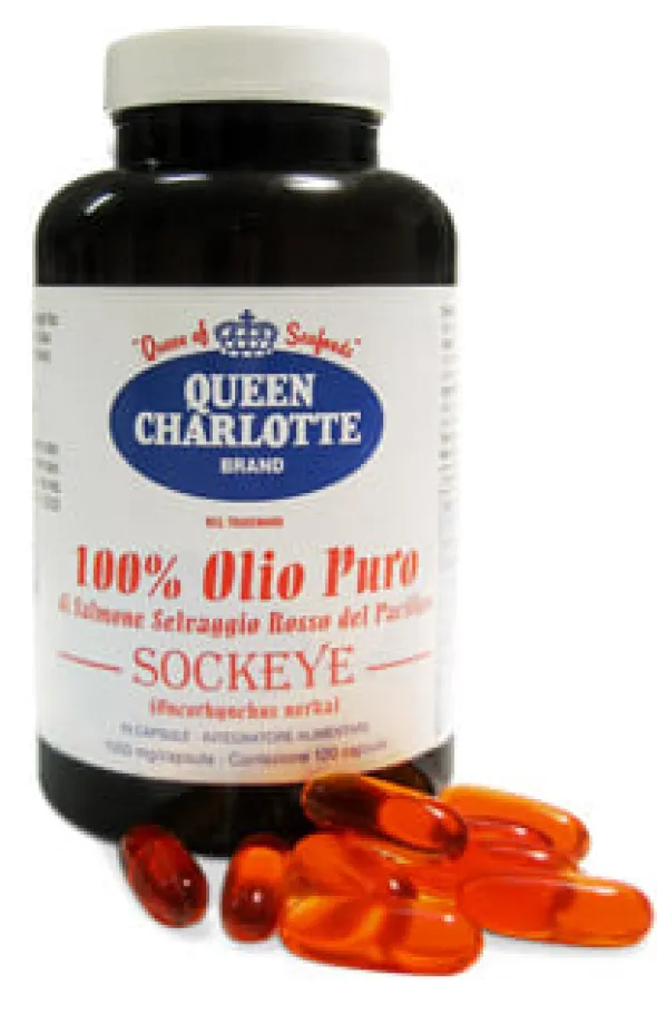 OLIO PURO SALMONE SELVAGGIO ROSSO 120 CAPSULE