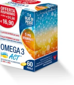 OMEGA 3 ACT 1G 60 PERLE