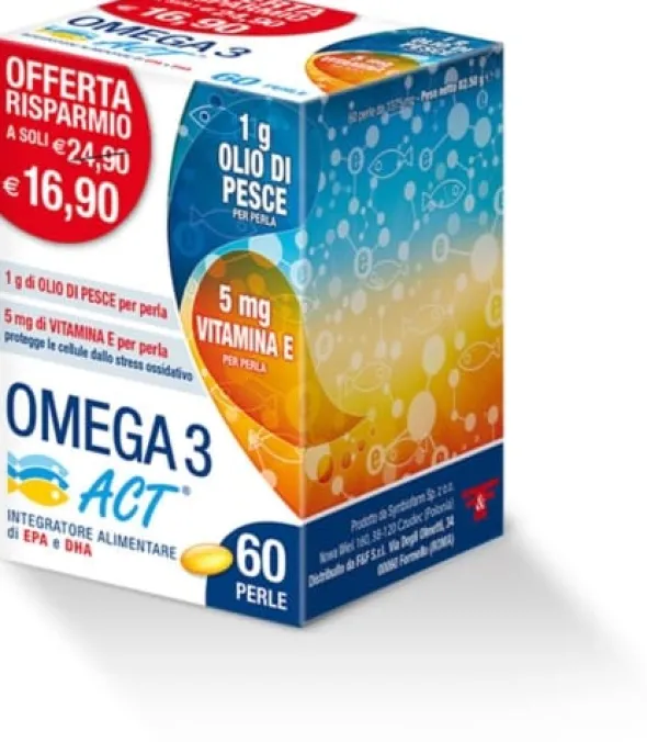 OMEGA 3 ACT 1G 60 PERLE