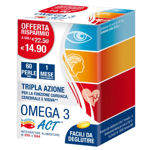 OMEGA 3 ACT 540MG 60 PERLE MINI