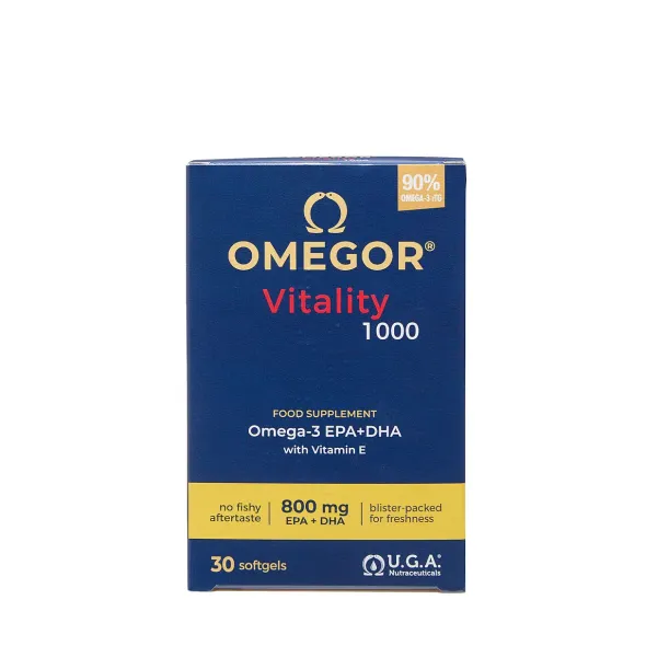 OMEGOR VITALITY 1000 30 CAPSULE MOLLI