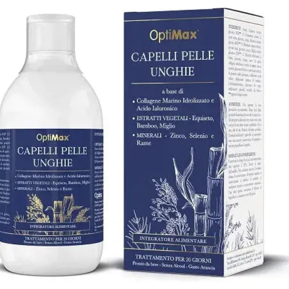 OPTIMAX CAPELLI PELLE UNGHIE 500 ML