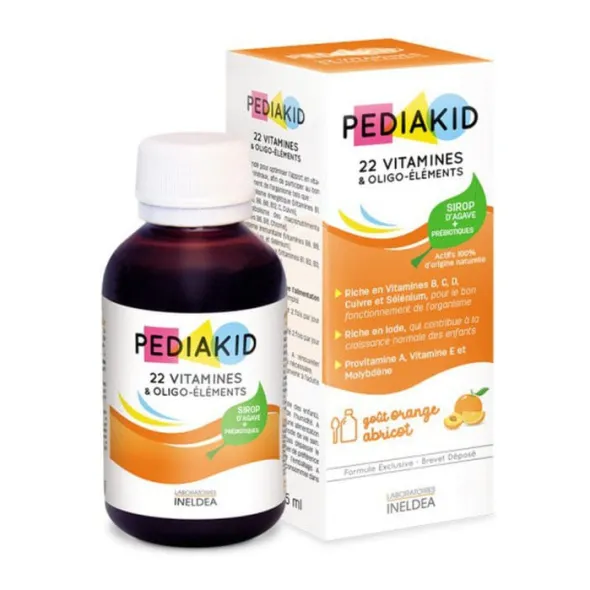 PEDIAKID 22 VITAMINE E OLIGOELEMENTI SCIROPPO 125 ML