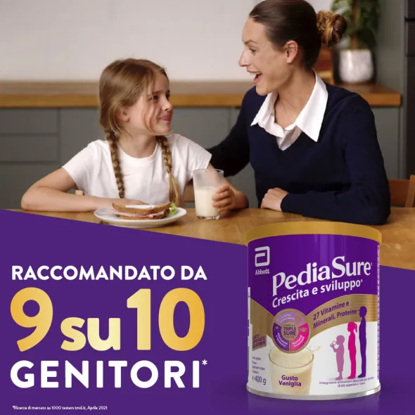 PEDIASURE-CRESCITA E SVILUPPO VANIGLIA 400 gr